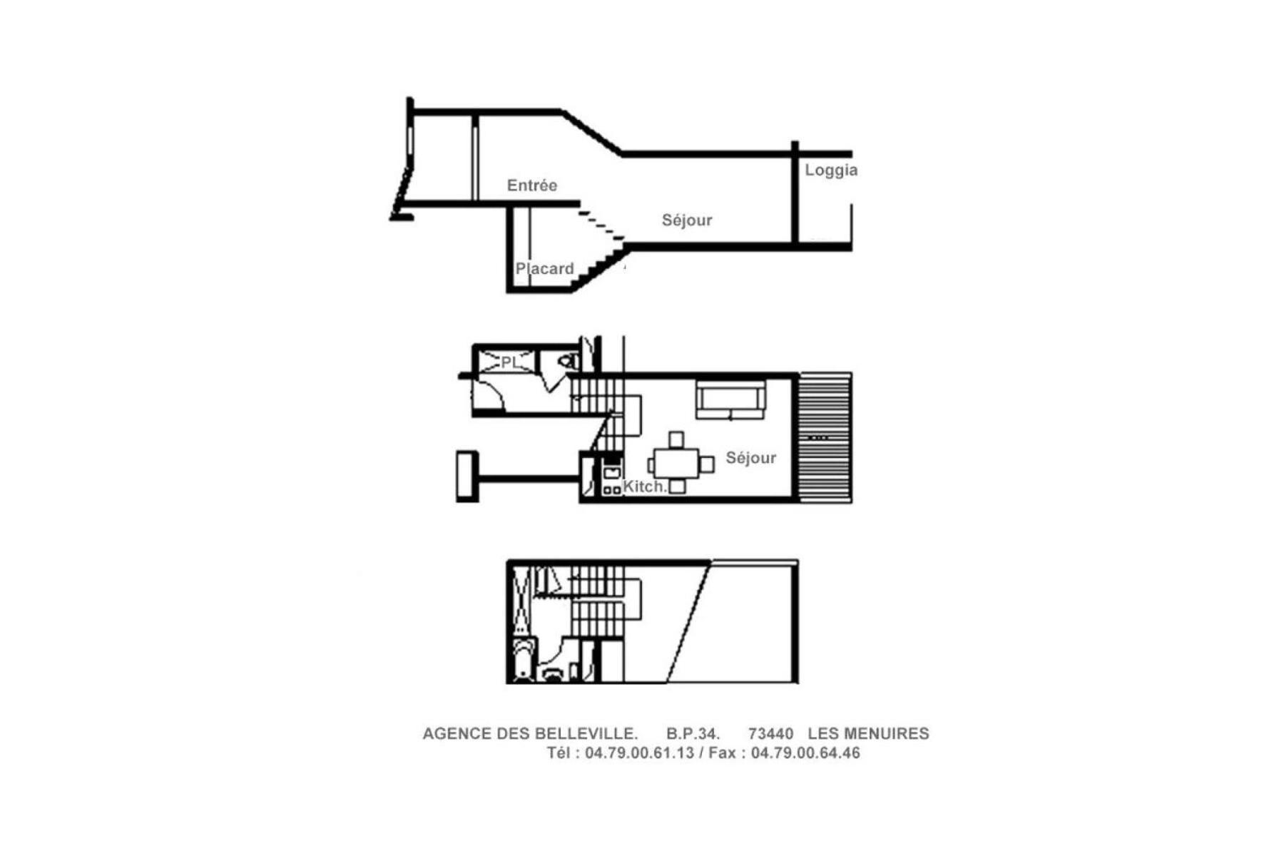 Residence Cote Brune - Studio Duplex Lumineux - Depart Et Retour Ski Aux Pieds - Balcon Mae-1704 Saint-Martin-de-Belleville Buitenkant foto